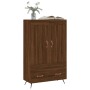 Aparador alto madera de ingeniería roble marrón 69,5x31x115 cm de vidaXL, Aparadores - Ref: Foro24-830299, Precio: 84,97 €, D...