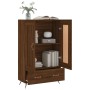 Aparador alto madera de ingeniería roble marrón 69,5x31x115 cm de vidaXL, Aparadores - Ref: Foro24-830299, Precio: 84,97 €, D...