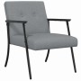 sillón Gris Claro 59 x 75 x 78 cm tela en Sillones | Comprar online en Foru.es