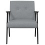 sillón Gris Claro 59 x 75 x 78 cm tela en Sillones | Comprar online en Foru.es