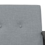 sillón Gris Claro 59 x 75 x 78 cm tela en Sillones | Comprar online en Foru.es