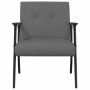 sillón Gris oscuro 59 x 75 x 78 cm tela en Sillones | Comprar online en Foru.es