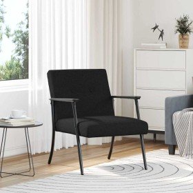 sillón Negro 59 x 75 x 78 cm tela en Sillones | Comprar online en Foru.es