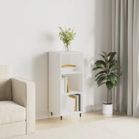 White engineered wood sideboard 34.5x32.5x90 cm by vidaXL, Sideboards - Ref: Foro24-828708, Price: 37,90 €, Discount: %