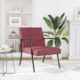 sillón Rojo vino 59 x 75 x 78 cm tela en Sillones | Comprar online en Foru.es