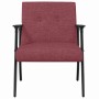 sillón Rojo vino 59 x 75 x 78 cm tela en Sillones | Comprar online en Foru.es