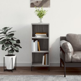 Aparador de madera de ingeniería gris Sonoma 34,5x32,5x90 cm de vidaXL, Aparadores - Ref: Foro24-828738, Precio: 50,47 €, Des...