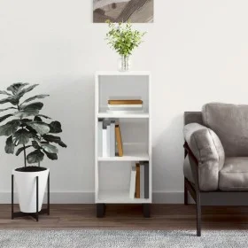 Aparador madera de ingeniería blanco brillante 34,5x32,5x90 cm de vidaXL, Aparadores - Ref: Foro24-828758, Precio: 54,68 €, D...