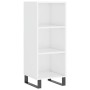 Aparador madera de ingeniería blanco brillante 34,5x32,5x90 cm de vidaXL, Aparadores - Ref: Foro24-828758, Precio: 55,35 €, D...