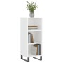 Aparador madera de ingeniería blanco brillante 34,5x32,5x90 cm de vidaXL, Aparadores - Ref: Foro24-828758, Precio: 55,35 €, D...
