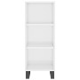 Aparador madera de ingeniería blanco brillante 34,5x32,5x90 cm de vidaXL, Aparadores - Ref: Foro24-828758, Precio: 55,35 €, D...