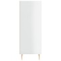 Aparador madera de ingeniería blanco brillante 34,5x32,5x90 cm de vidaXL, Aparadores - Ref: Foro24-828718, Precio: 49,32 €, D...