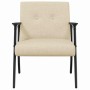 sillón Crema 59 x 75 x 78 cm tela en Sillones | Comprar online en Foru.es