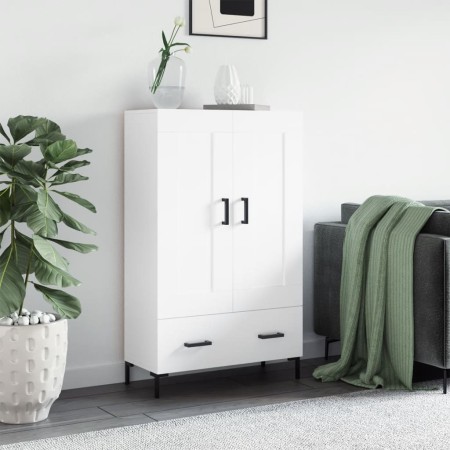 Aparador alto madera de ingeniería blanco 69,5x31x115 cm de vidaXL, Aparadores - Ref: Foro24-830324, Precio: 89,67 €, Descuen...