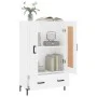 Tall white engineered wood sideboard 69.5x31x115 cm by vidaXL, Sideboards - Ref: Foro24-830324, Price: 88,95 €, Discount: %