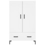 Aparador alto madera de ingeniería blanco 69,5x31x115 cm de vidaXL, Aparadores - Ref: Foro24-830324, Precio: 89,67 €, Descuen...