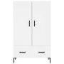 Tall white engineered wood sideboard 69.5x31x115 cm by vidaXL, Sideboards - Ref: Foro24-830324, Price: 88,95 €, Discount: %