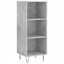 Aparador de madera de ingeniería gris hormigón 34,5x32,5x90 cm de vidaXL, Aparadores - Ref: Foro24-828728, Precio: 44,84 €, D...