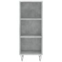 Aparador de madera de ingeniería gris hormigón 34,5x32,5x90 cm de vidaXL, Aparadores - Ref: Foro24-828728, Precio: 44,84 €, D...