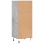 Aparador de madera de ingeniería gris hormigón 34,5x32,5x90 cm de vidaXL, Aparadores - Ref: Foro24-828728, Precio: 44,84 €, D...