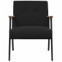 sillón Negro 59 x 75 x 78 cm Tejido parecido a lana rizada en Sillones | Comprar online en Foru.es