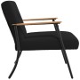 sillón Negro 59 x 75 x 78 cm Tejido parecido a lana rizada en Sillones | Comprar online en Foru.es
