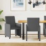 Sillas de Comedor con Ruedas 2 pcs Gris oscuro 57 x 66 x 94 cm en Sillas de comedor | Comprar online en Foru.es