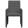 Sillas de Comedor con Ruedas 2 pcs Gris oscuro 57 x 66 x 94 cm en Sillas de comedor | Comprar online en Foru.es