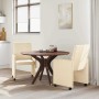 Sillas de Comedor con Ruedas 2 pcs Crema 57 x 66 x 94 cm en Sillas de comedor | Comprar online en Foru.es