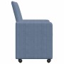 Sillas de Comedor con Ruedas 2 pcs Azul 57 x 66 x 94 cm en Sillas de comedor | Comprar online en Foru.es