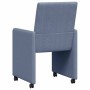 Sillas de Comedor con Ruedas 2 pcs Azul 57 x 66 x 94 cm en Sillas de comedor | Comprar online en Foru.es