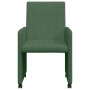 Sillas de Comedor con Ruedas con ruedas 2 pcs Verde grisáceo en Sillas de comedor | Comprar online en Foru.es
