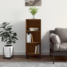 Aparador de madera de ingeniería marrón roble 34,5x32,5x90 cm de vidaXL, Aparadores - Ref: Foro24-828763, Precio: 52,09 €, De...