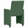 Sillas de Comedor con Ruedas con ruedas 2 pcs Verde grisáceo en Sillas de comedor | Comprar online en Foru.es