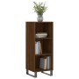 Aparador de madera de ingeniería marrón roble 34,5x32,5x90 cm de vidaXL, Aparadores - Ref: Foro24-828763, Precio: 52,09 €, De...