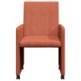 Sillas de Comedor con Ruedas 2 pcs Rojo naranja 57 x 66 x 94 cm en Sillas de comedor | Comprar online en Foru.es