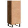 Aparador de madera de ingeniería marrón roble 34,5x32,5x90 cm de vidaXL, Aparadores - Ref: Foro24-828763, Precio: 52,09 €, De...