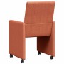 Sillas de Comedor con Ruedas 2 pcs Rojo naranja 57 x 66 x 94 cm en Sillas de comedor | Comprar online en Foru.es