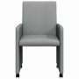 Sillas de Comedor con Ruedas 2 pcs Gris claro 57 x 66 x 94 cm en Sillas de comedor | Comprar online en Foru.es