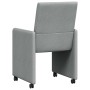 Sillas de Comedor con Ruedas 2 pcs Gris claro 57 x 66 x 94 cm en Sillas de comedor | Comprar online en Foru.es