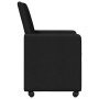 Sillas de Comedor con Ruedas 2 pcs Negro 57 x 66 x 94 cm tela en Sillas de comedor | Comprar online en Foru.es
