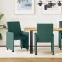 Sillas de Comedor con Ruedas 2 pcs Verde oscuro 57 x 66 x 94 cm en Sillas de comedor | Comprar online en Foru.es