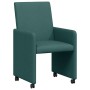 Sillas de Comedor con Ruedas 2 pcs Verde oscuro 57 x 66 x 94 cm en Sillas de comedor | Comprar online en Foru.es