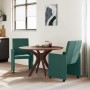 Sillas de Comedor con Ruedas 2 pcs Verde oscuro 57 x 66 x 94 cm en Sillas de comedor | Comprar online en Foru.es
