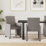 Sillas de Comedor con Ruedas 2 pcs Taupé 57 x 66 x 94 cm tela en Sillas de comedor | Comprar online en Foru.es