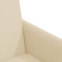 Sillas de Comedor con Ruedas 2 pcs Crema 57 x 66 x 94 cm tela en Sillas de comedor | Comprar online en Foru.es