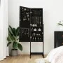 Espejo con joyero de pie negro 42x38x152 cm de vidaXL, Espejos - Ref: Foro24-353257, Precio: 114,14 €, Descuento: %