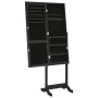 Espejo con joyero de pie negro 42x38x152 cm de vidaXL, Espejos - Ref: Foro24-353257, Precio: 114,14 €, Descuento: %
