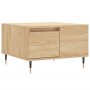 Mesa de centro madera contrachapada roble Sonoma 55x55x36,5 cm de vidaXL, Mesas de centro - Ref: Foro24-830751, Precio: 56,75...