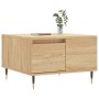 Mesa de centro madera contrachapada roble Sonoma 55x55x36,5 cm de vidaXL, Mesas de centro - Ref: Foro24-830751, Precio: 56,75...